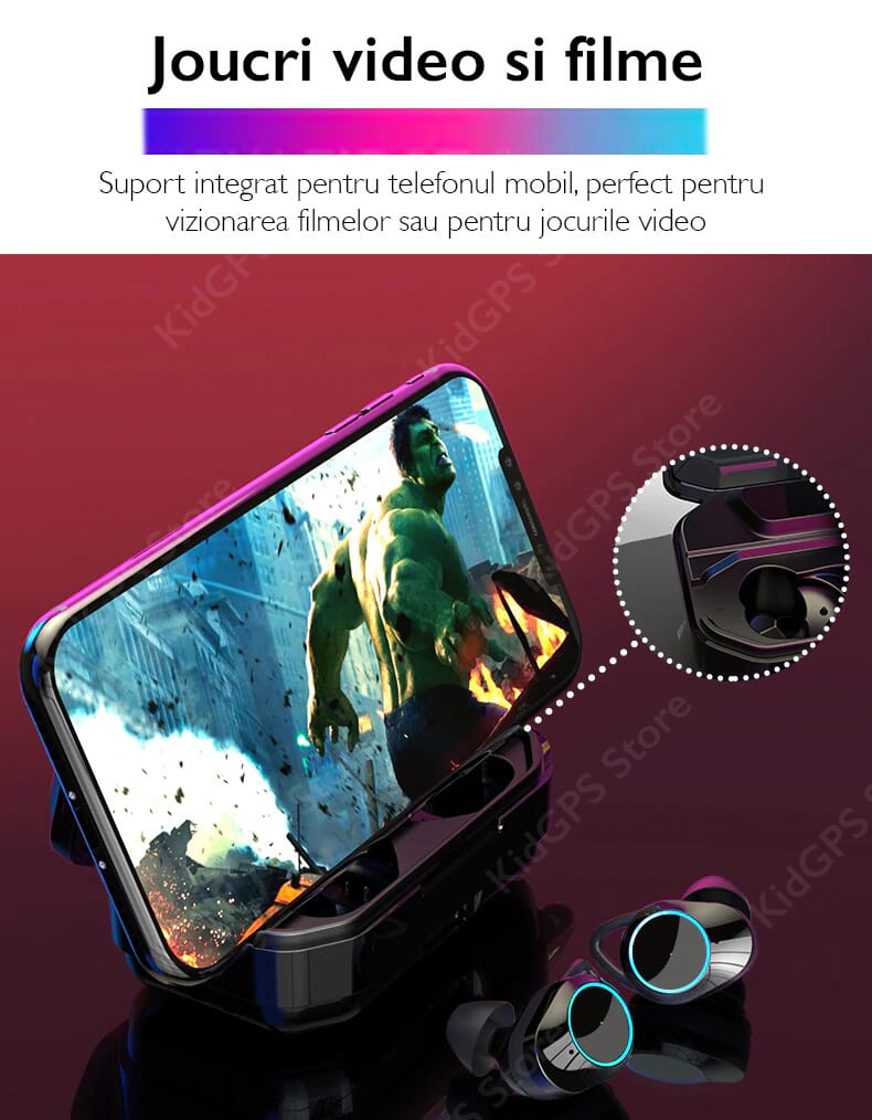Casti bluetooth Runmus G02 Casti bluetooth Runmus G02